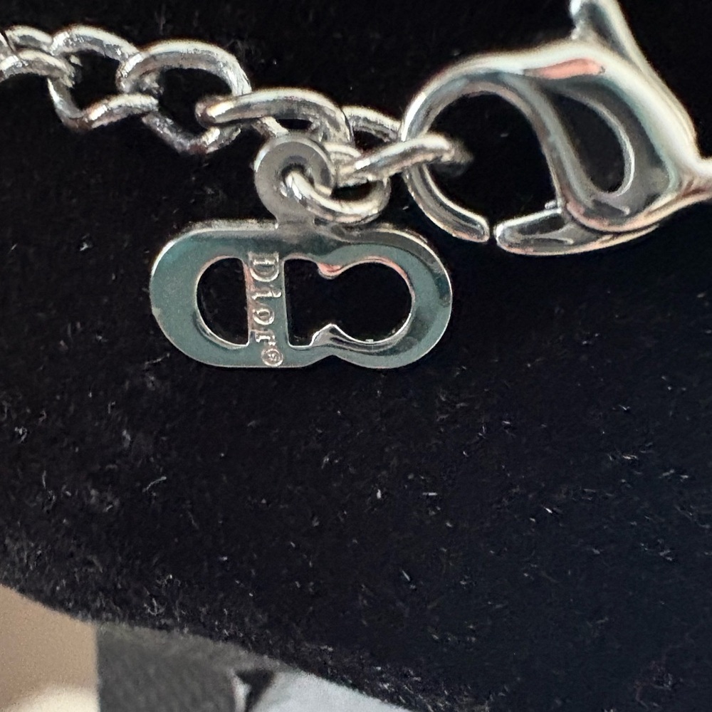 Christian Dior Oblique Trotter Pendant Necklace - Authentic - Picture 5 of 7